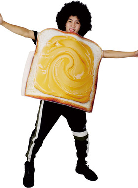 儿童节cosplay Costume趣味食物扮演吐丝片学校舞台表演亲子套装