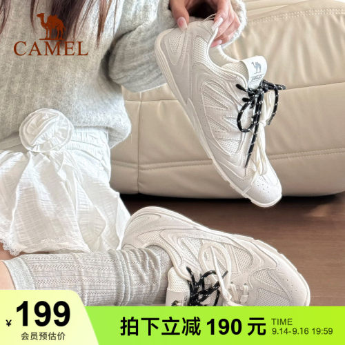 骆驼流年薄底鞋复古休闲运动鞋女