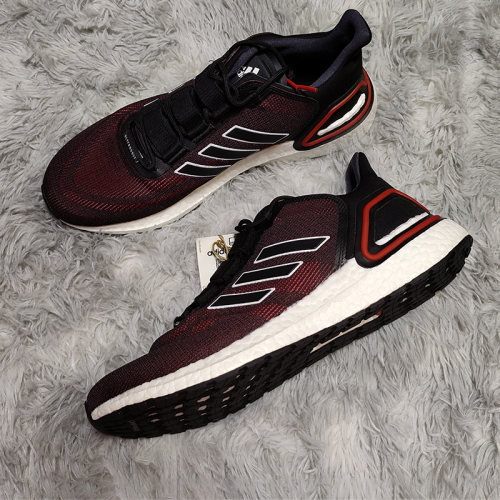 Adidas男子跑步鞋低帮缓震运动