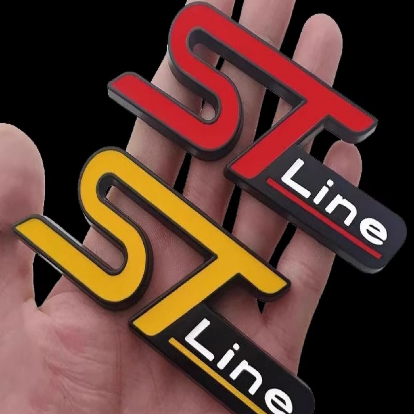 新款ST金属贴个性STline叶子板侧标锐际蒙迪欧福克斯探险者后尾标