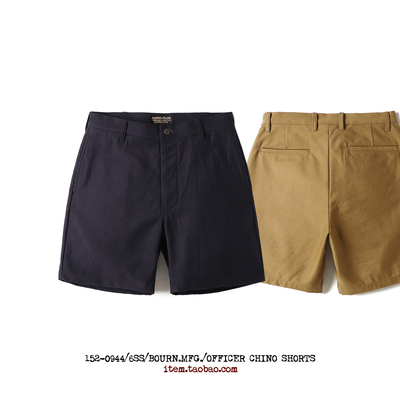 BOURN夏季工装缎纹短裤