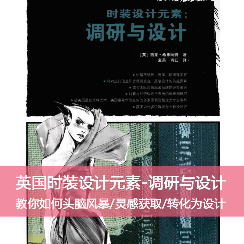 y73英国国际服装设计元素调研与灵感创意高清设计素材