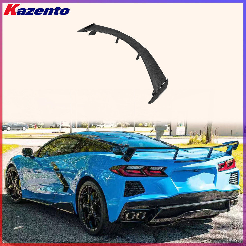 适用雪佛兰Corvette 科尔维特C8碳纤维改装 OE原厂GT扰流定风尾翼