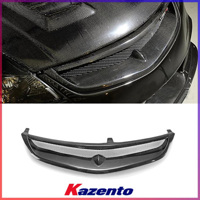 思域FD2碳纤维前杠中网FEELS款