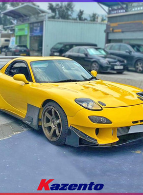 适用马自达RX7 FD3S大包围改装件 REGT雨宫全套 前杠侧裙轮眉尾翼