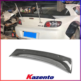 后扰尾翼 适用马自达RX8 火箭兔款 件 后备箱定风翼 SE3P碳纤维改装