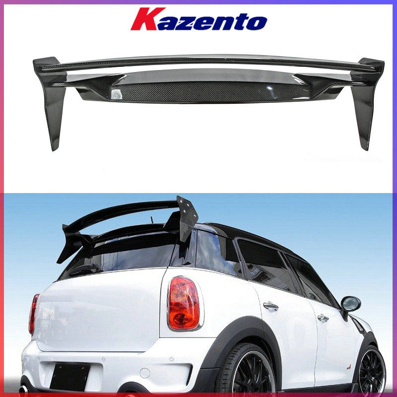 适用迷你Mini Countryman R60尾翼改装 DUELL AG款碳纤维双层顶翼