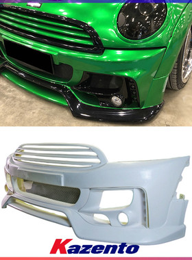 适用迷你MINI F56 Coupe S改装件 DUELL AG款前保险杠 前杠大包围
