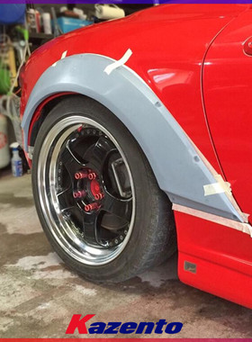 适用马自达Miata MX5 NC碳纤维改装件 后轮宽体Rallybacker后轮眉