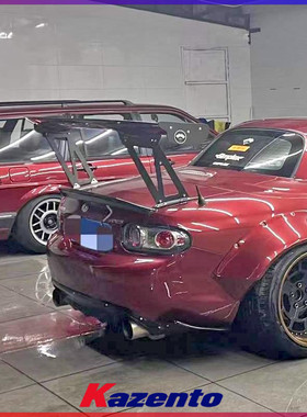 Miata适用马自达MX5 NC 碳纤维改装件 Js Racing尾翼GT扰流定风翼
