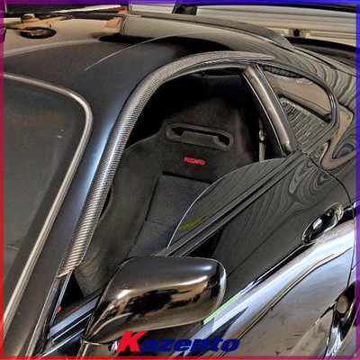 适用丰田SUPRA MK4 A80 碳纤维改装件 太阳挡加装 晴雨挡窗眉贴件