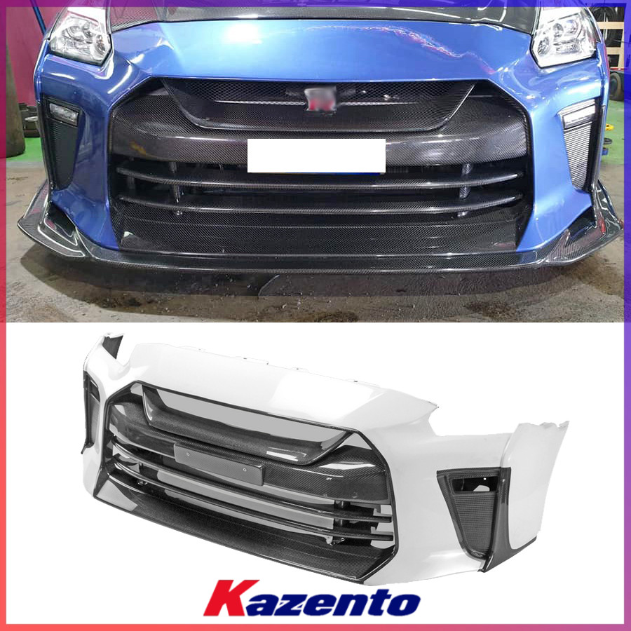 日产GTR35碳纤维前杠改装大包围