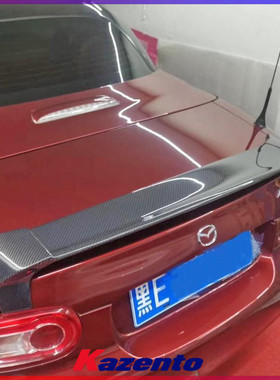适用Miata马自达MX5 NC碳纤维尾翼改装件 Rallybacker压尾定风翼