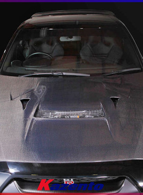 适用日产GTR 碳纤维发动机盖 战神R35改装 Varis 引擎盖前车头盖