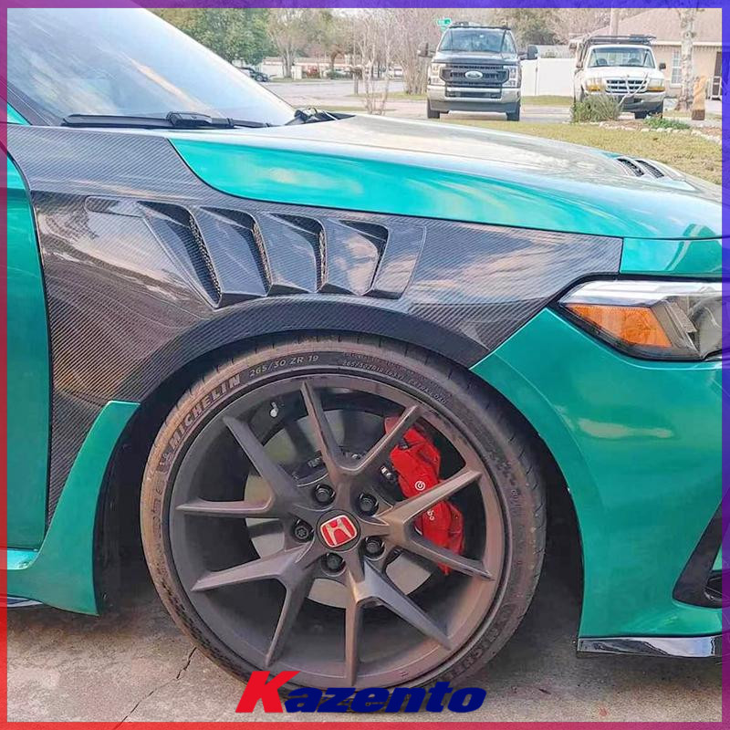 思域FL5碳纤维改装前叶子板替换