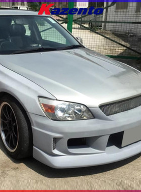 适用雷克萨斯IS200 Altezza咬地鲨 CS款玻璃纤维前杠全套包围改装