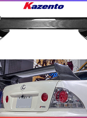 适用雷克萨斯IS200 Altezza咬地鲨 碳纤维尾翼改装 ZON款GT定风翼