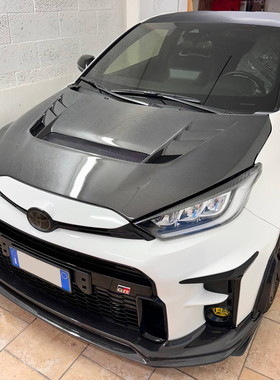 适用丰田雅力士GR YARIS改装 VARIS款碳纤维机盖车头盖发动引擎盖