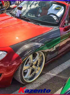 适用马自达Miata MX5 NC原厂碳纤维前叶子板 OEM头沙翼子板改装件