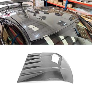 适用日产尼桑370Z 干碳纤维车顶盖 扰流鲨鱼鳍车顶加装 件 恶魔Z34