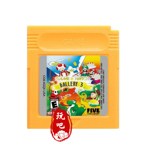 GBC游戏卡带 GBA适用 游戏集锦3  Game&Watch Gallery 3 英文版