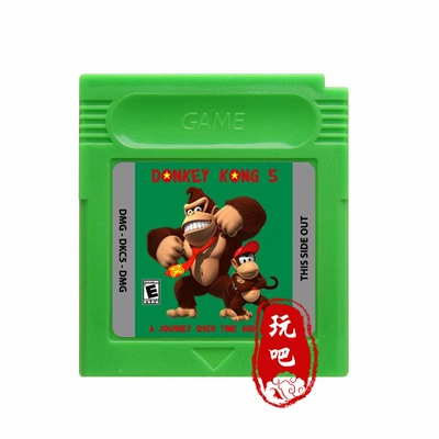 GBC游戏卡 大金刚5 超时空之旅 Donkey Kong 5 英文版