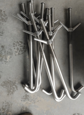 工厂直发船用不锈钢钩舷梯固定钩m24*500各种尺寸m20*600可定制