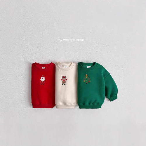 Christmas baby T-shirt  long sleeved top children's hoodie
