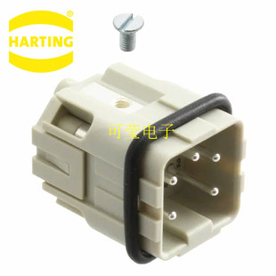 HARTING重载连接器09200042611  5芯接线盒 5针公芯4芯 航空插头