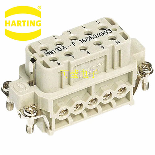 HARTING重载连接器小10针母芯