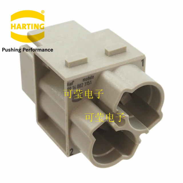 哈丁harting 09140023151 组合型2芯100a 压接模块母头重载连接器