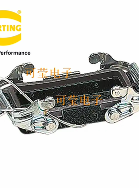 HARTING 09370245402 HAN M24B IP65 黑色双扣防尘盖保护盖哈丁