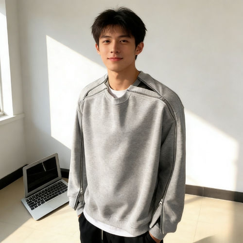 卫衣骨折透析男女外套病人护理医康复上衣服装picc打石膏穿易穿脱