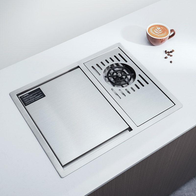 带洗杯器缓降盖板吧台房车水槽槽