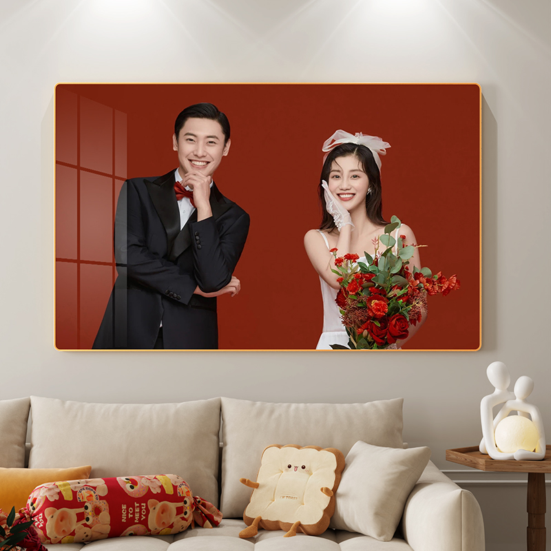 婚纱照相框定制洗照片