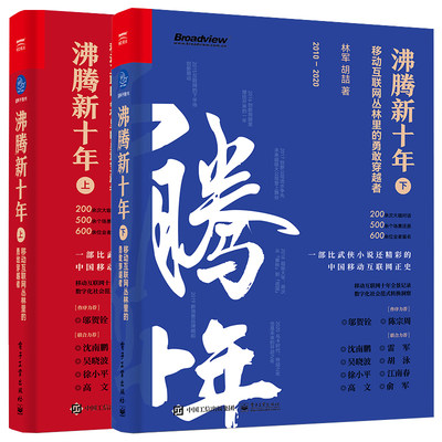 沸腾新十年上下 共2册 林军等著