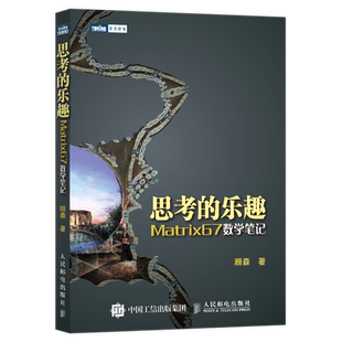 新华正版 思考的乐趣 Matrix67数学笔记 顾森 著 数学课外教辅书籍 科普读物 数学思维训练书籍 数学教程 人民邮电出版社