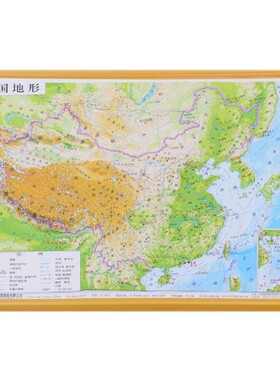 中国地形(1:21000000)