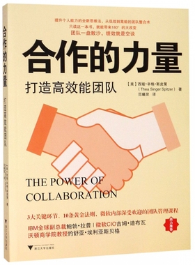 合作的力量 打造高效能团队 (美)西娅·辛格·斯皮策(Thea Singer Spitzer)  正版书籍