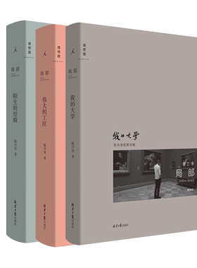 局部三部曲 陈丹青著 伟大的工匠+我的大学+陌生的经验 共3册 北京日报出版社 文人画 西方艺术史 纽约琐记 退步集正版书籍
