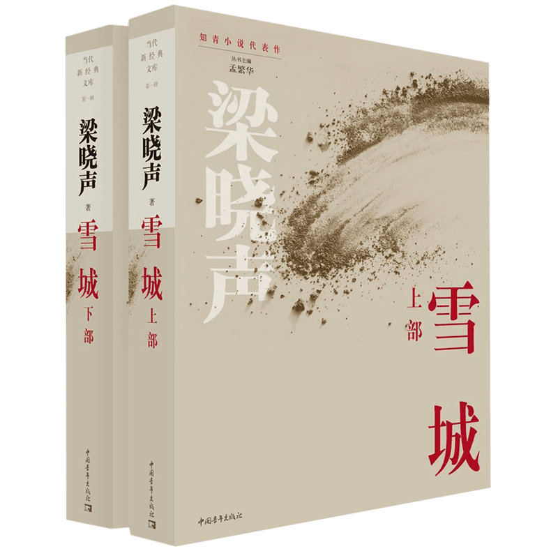 雪城 上下两册 梁晓声著茅盾文学奖获得者讲述20世纪80年代初知青返城后努力融入新环境艰难寻觅并实现自身价值的故事文学长篇小说