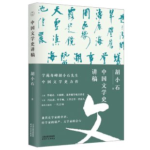 中国文学史讲稿 宗师胡小石文学史力作 暌违九十载的经典 比肩胡适 钱穆 钱基博文学史著作 程章灿毕飞宇 学者《蒋公的面子》原型