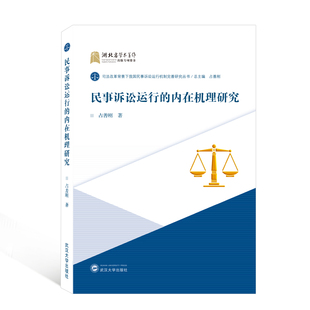 司法改革背景下我国民事诉讼运行机制完善研究丛书 民事诉讼运行 内在机理研究