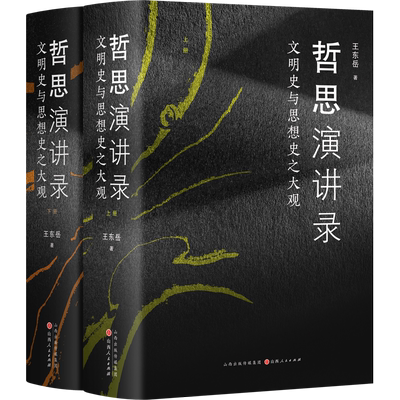 正版】哲思演讲录：文明史与思想史之大观 王东岳系列讲座的文稿 内容涉及天文地理人文生物医学 社科 哲学入门书籍  哲学知识读物
