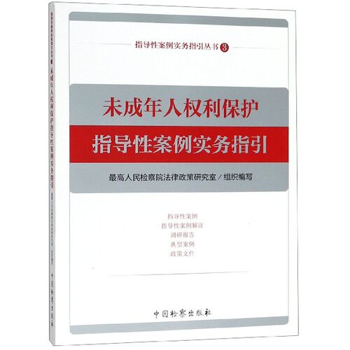 未成年人权利保护指导性案例实务指引/指导性案例实务指引丛书