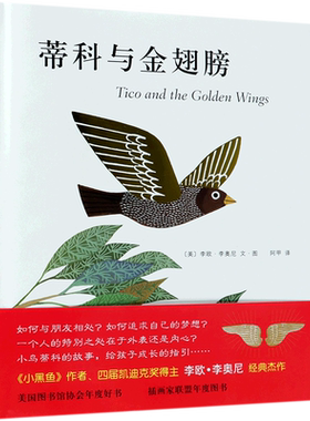 蒂科与金翅膀 精装硬壳0-3-4-5-6-8岁儿童绘本 老师 幼儿园小学生一二三年级课外书籍阅读父母与孩子的睡前亲子阅读罗湖区语文
