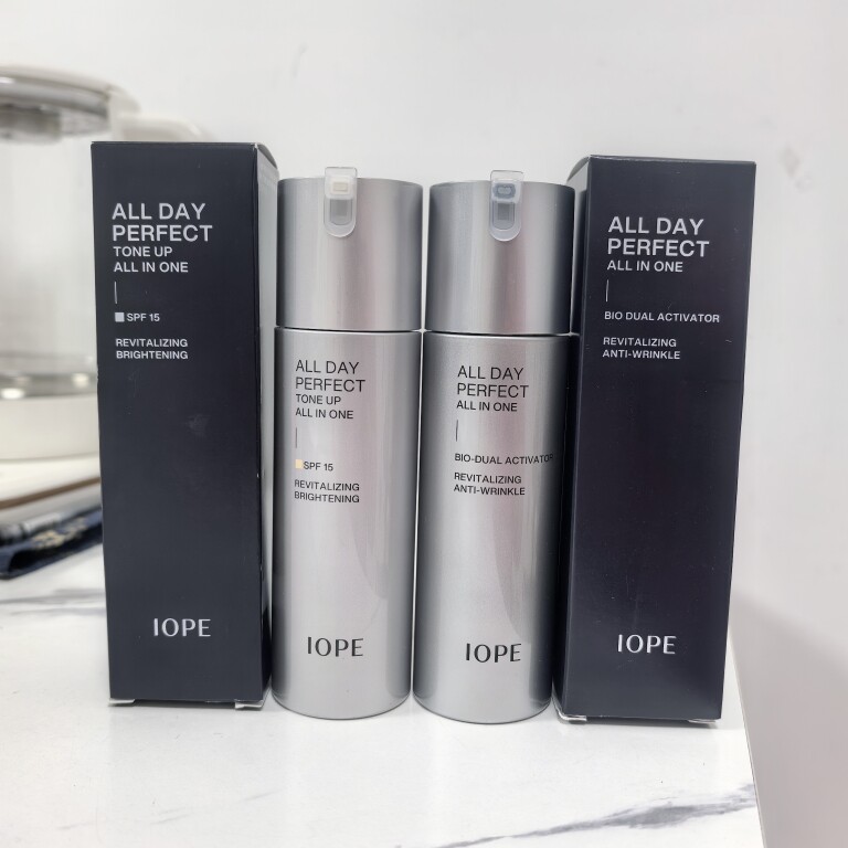 艾诺碧IOPE亦博男士多效焕能乳液 水乳精华三合一保湿防晒120ml