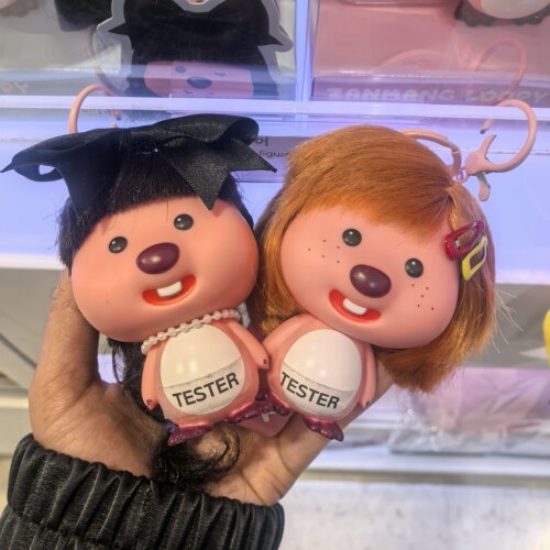韩国loopy长头发金发挂件露比