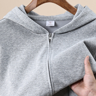 希研卡玛杰凡尼商务高级感国际一线品牌男装大白鲨高质量重磅卫衣