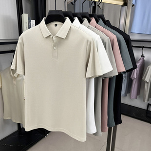t恤翻领polo衫 夏季 无痕冰丝短袖 大白鲨男装 官方旗舰店忘不了同款